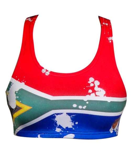 SA Flag Crop Top Ladies and Girls - Size 40