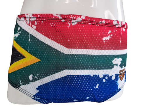 SA Flag Drag Shorts Swimming - size 38