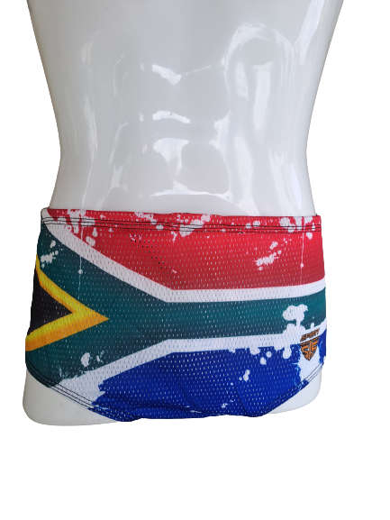 SA Flag Drag Shorts Swimming - size 38