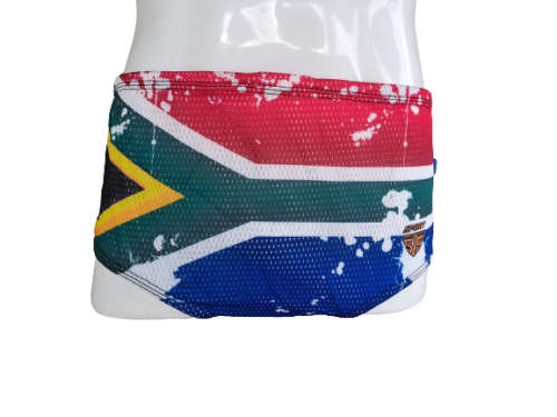 SA Flag Drag Shorts Swimming - size 38