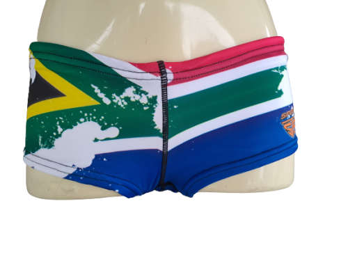SA Flag Hot Pants Swimwear Ladies - size 26
