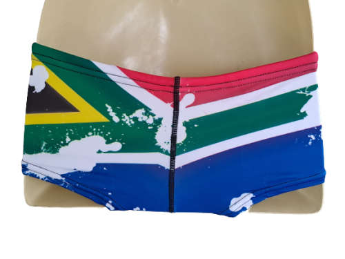 SA Flag Hot Pants Swimwear Ladies - size 26