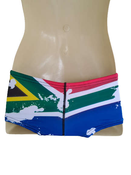 SA Flag Hot Pants Swimwear Ladies - size 26