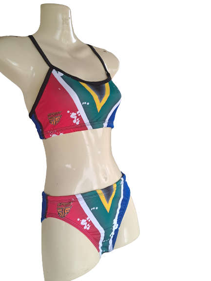 SA Flag 2-piece Training Bikini - Size 28