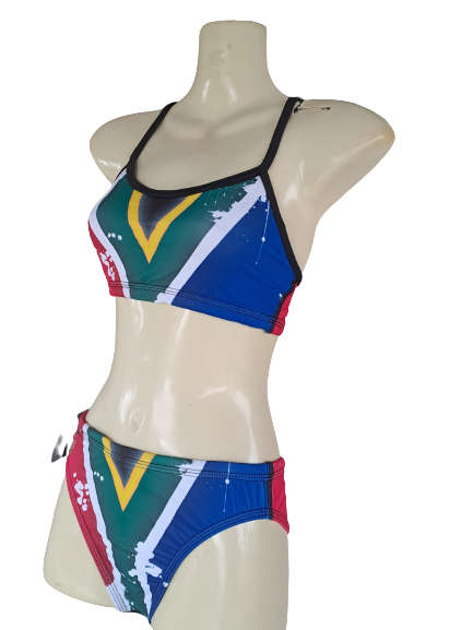SA Flag 2-piece Training Bikini - Size 28