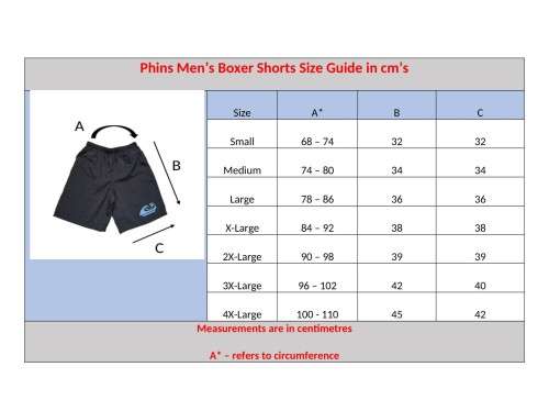 Swimming Shorts Boxer Men`s Phins with pockets Black - Size 2X-Large