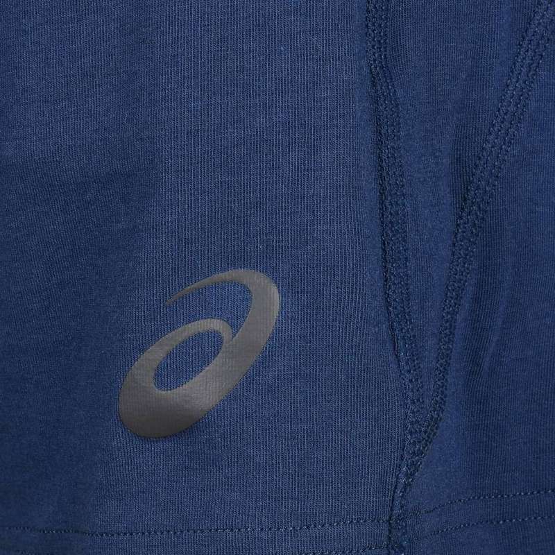 Asics Shorts Men`s Spiral 9in Blue - Size 2X-Large (2XL)