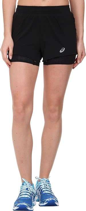 Asics Shorts Ladies 2-in-1 woven - Size Large (L)