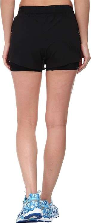 Asics Shorts Ladies 2-in-1 woven - Size Large (L)