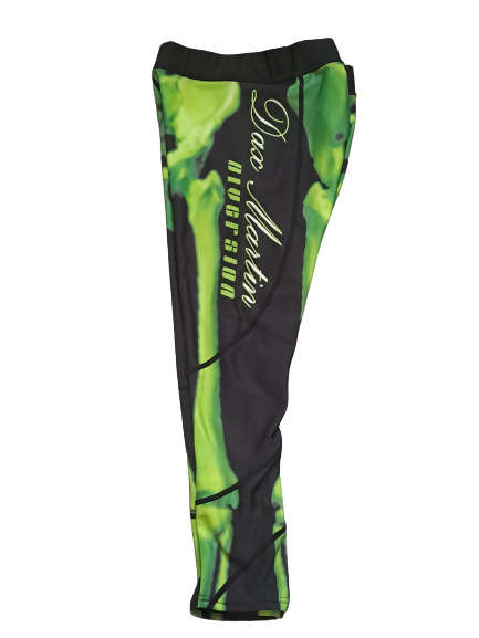 Tights Compression 3/4 Skeleton Bones - Size Small (S)