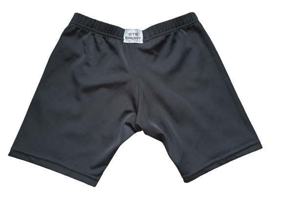Tights Short Unisex Black Lined - Size X-Small (XS)