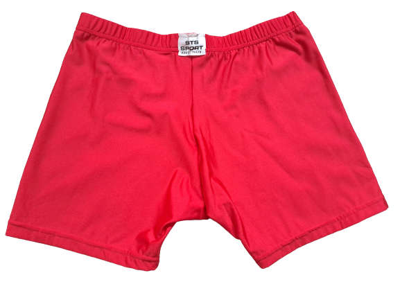 Hot Pants Ladies and Girls Red - Size Large (L)
