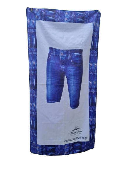 Towel Microfibre Denim Boys