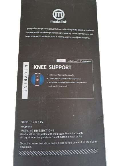 Knee Support Core Neoprene Open Patella Medalist - Size Medium