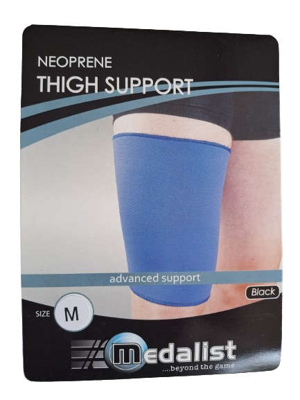 Thigh Support Neoprene Black - Size Small