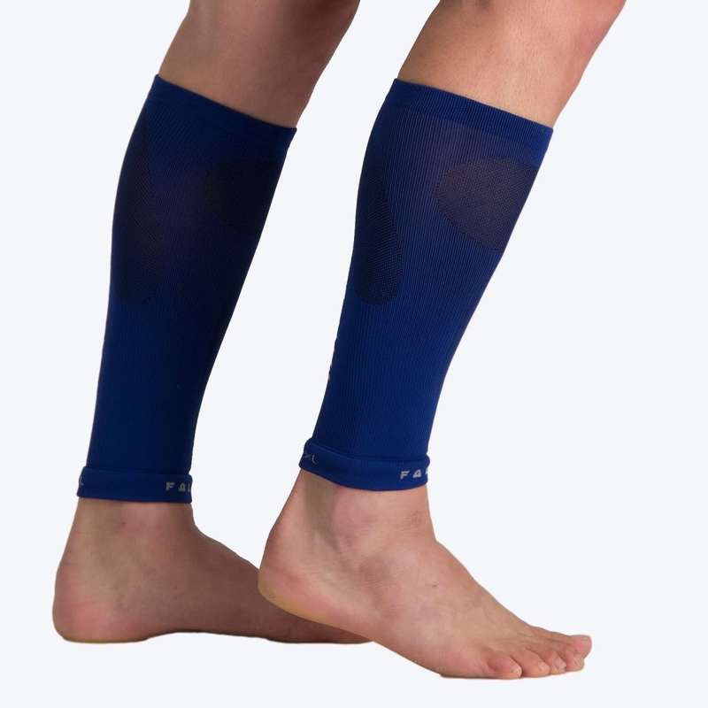 Calf Sleeves Vitalizer Falke Royal Blue: Size L-XL