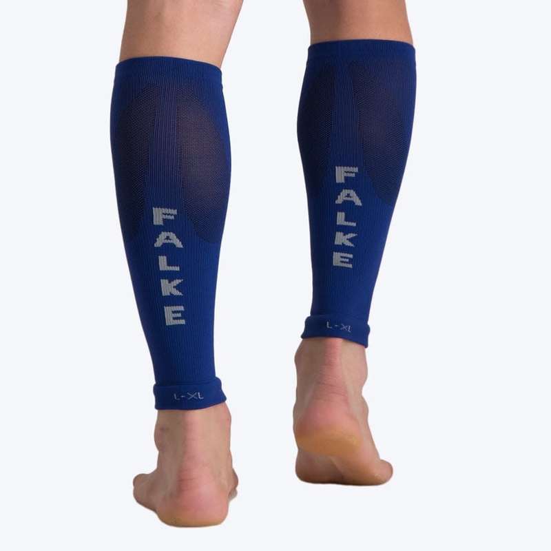 Calf Sleeves Vitalizer Falke Royal Blue: Size L-XL
