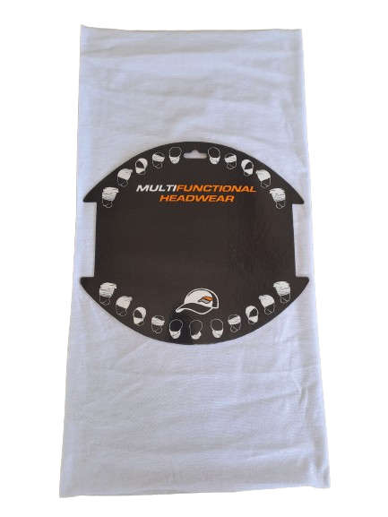 Multi-Functional Headwear / Buff -  White