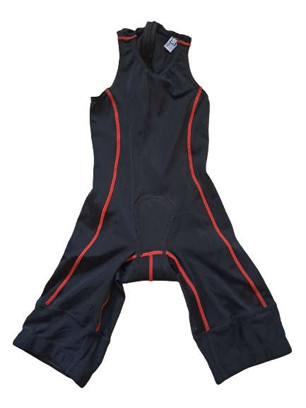 Triathlon Suit (Tri-Suit) Kids Black/Red - Size 24