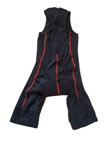 Triathlon Suit (Tri-Suit) Kids Black/Red - Size 24