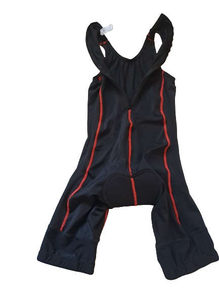 Triathlon Suit (Tri-Suit) Kids Black/Red - Size 24
