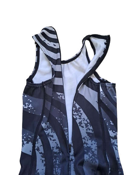Triathlon Suit (Tri-Suit) Kids Zebra Print - Size 22