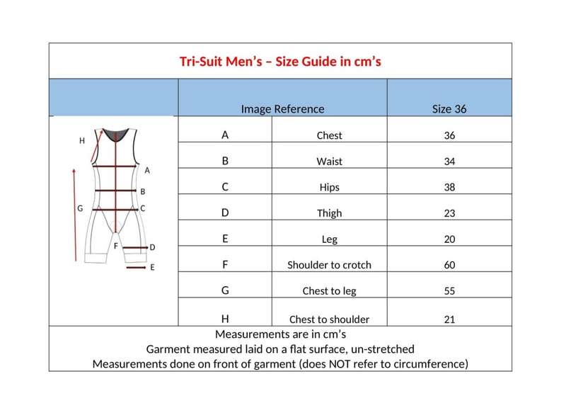 Triathlon Suit (Tri-Suit) Men`s Black & White - Size 36