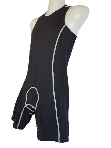 Triathlon Suit (Tri-Suit) Men`s Black & White - Size 36