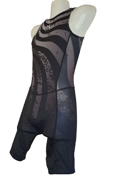 Triathlon Suit (Tri-Suit) Zebra Black & White - Size 30