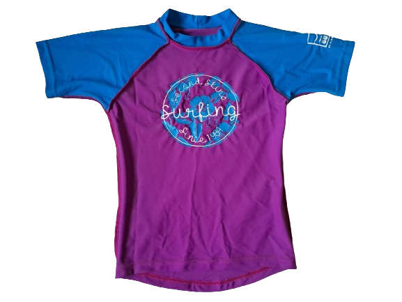 Suntop Kids Short Sleeve Surfing Second Skins - Size 7-8 years
