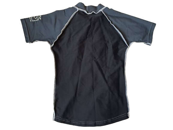 Suntop Kids Short Sleeve Surfs Up Second Skins - Size 7-8 years