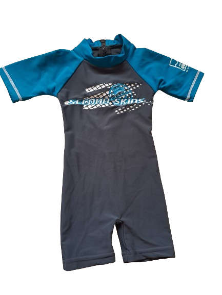 Sunsuit Kids Short Sleeve Originals Second Skins - Size 2 years