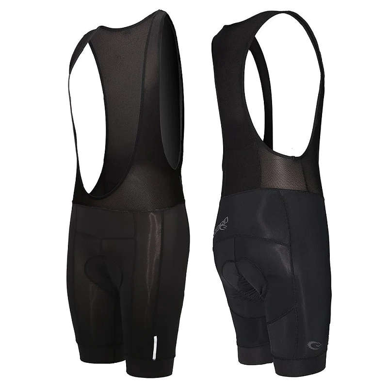 Cycling Bib Shorts Mens Lizzard Liam Black - Size Small (S)