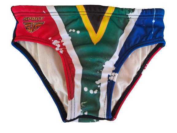 SA Flag Kids Swimming Briefs - Size 26
