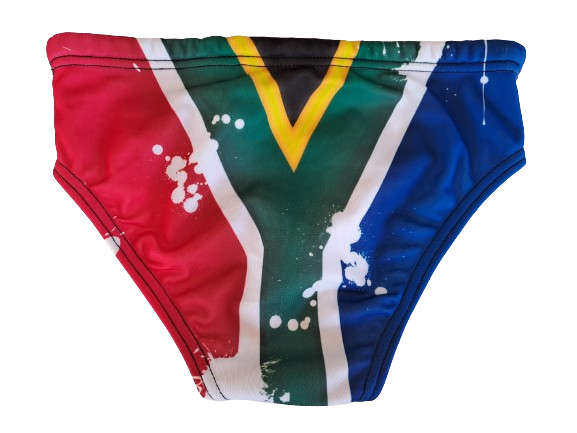 SA Flag Kids Swimming Briefs - Size 26