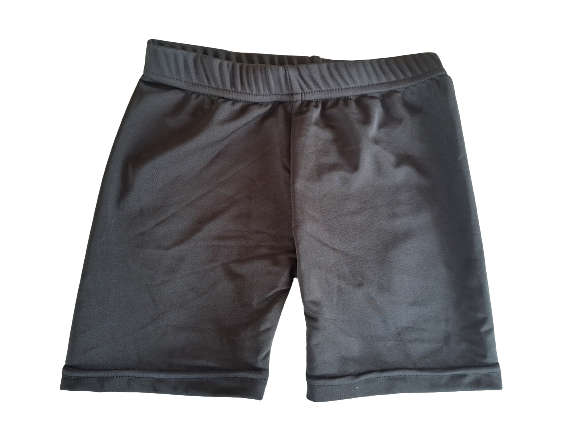 Kids Lycra Short Tights - 2 pairs size 24 Black and Royal Blue