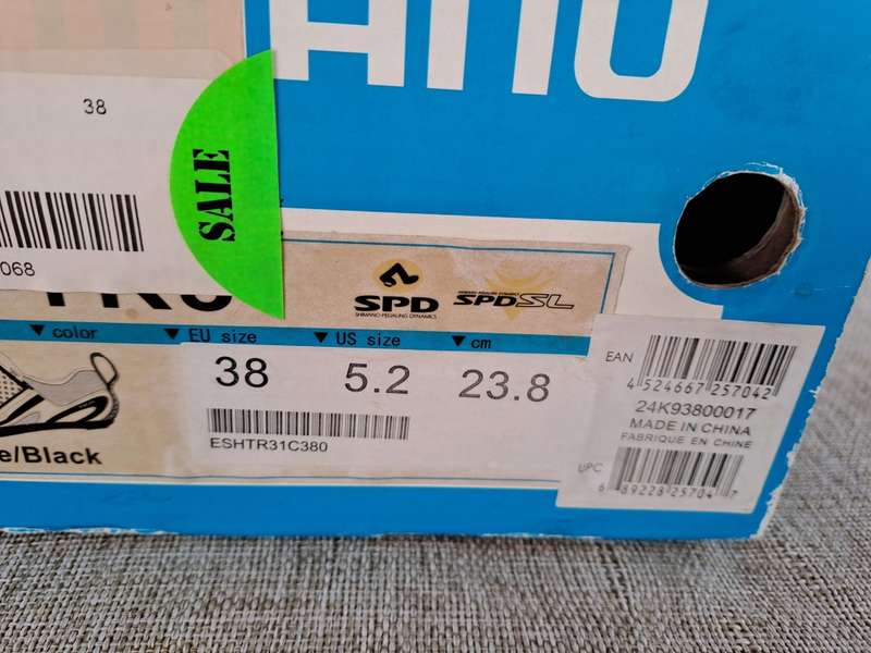 Triathlon Shoe Shimano TR 31 - Size EU38 / US 5.2 / CM 23.8 / UK 4-5