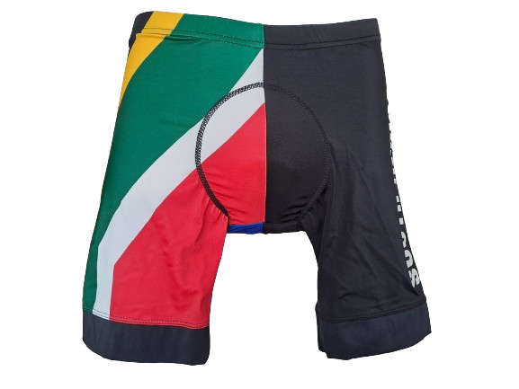 SA Flag Cycling Shorts Unisex - Size 3X-Large (3XL)