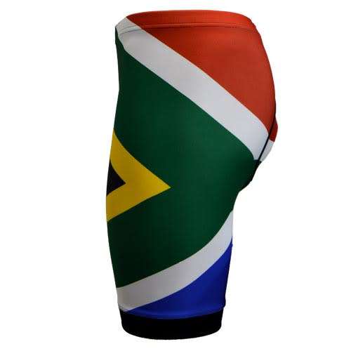 SA Flag Cycling Shorts Unisex - Size 3X-Large (3XL)