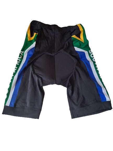SA Flag Cycling Shorts Unisex - Size Large (L)