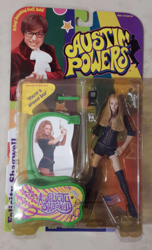 McFarlane Felicity Shagwell, Austin Powers Series 1. MINT CONDITION, NEVER BEEN OPENED!!!