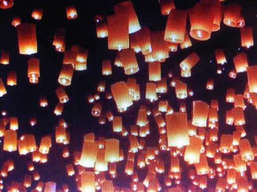 Sky lanterns large.