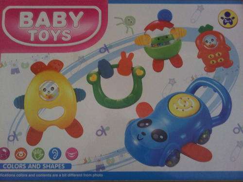 Rattle set of five.