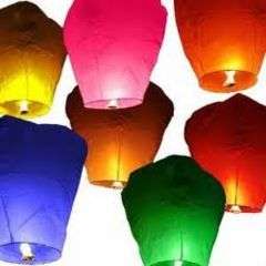 Sky lanterns large. What a bargin.