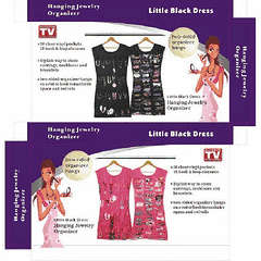 Jewelry organizer "The little black dress"