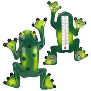 Frog Window Thermometer