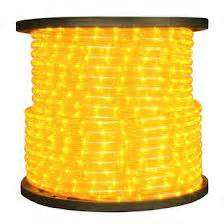 Yellow Rope Light 20 Meters.
