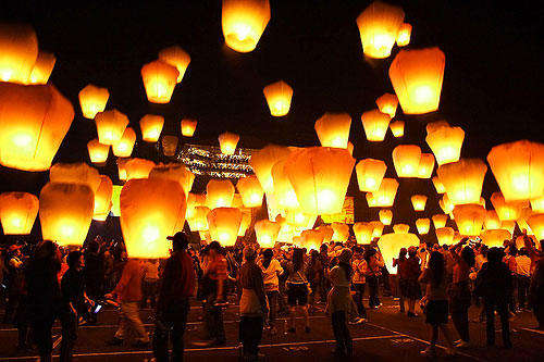 Sky lanterns large.