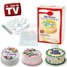 100 piece cake decorating set .