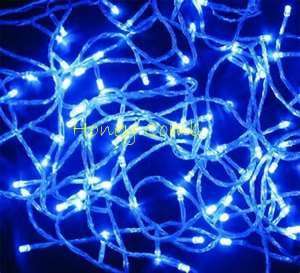 String fairy LED lights 10 meters. Blue. 220/230v